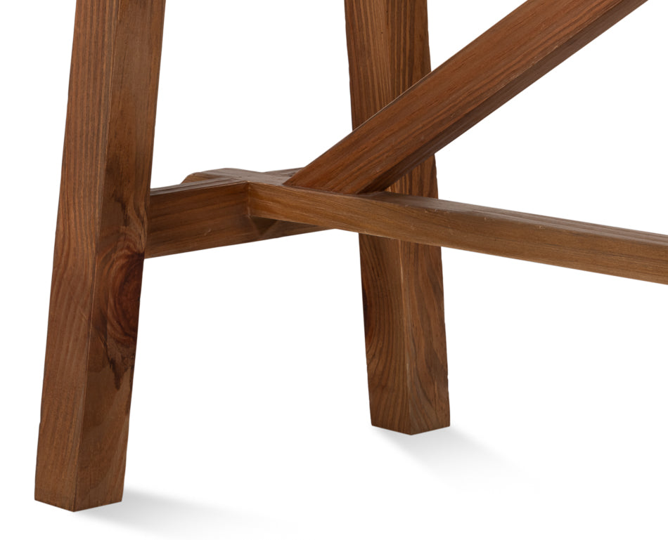 Double X Base Sofa Table by Sarreid Ltd - view 10