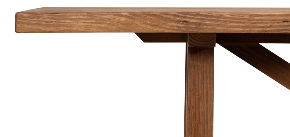 Double X Base Sofa Table by Sarreid Ltd - view 6