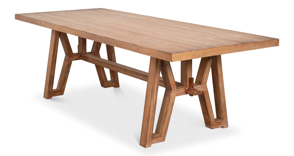 Miner's Camp Dining Table by Sarreid Ltd - view 3