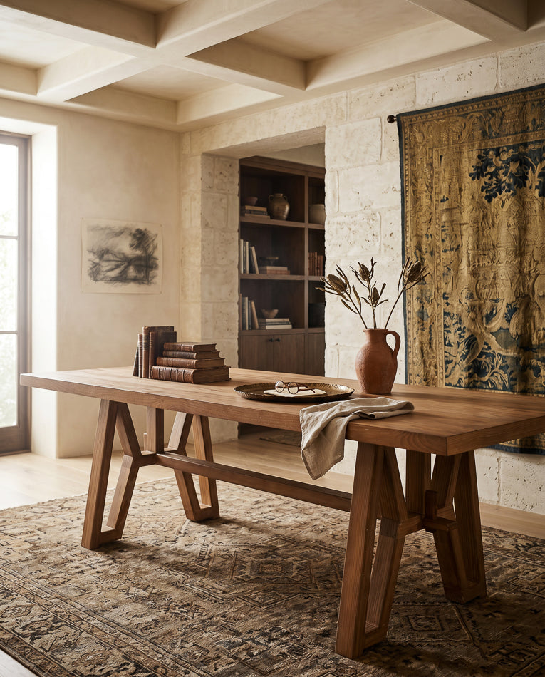 Miner's Camp Dining Table by Sarreid Ltd - view 12