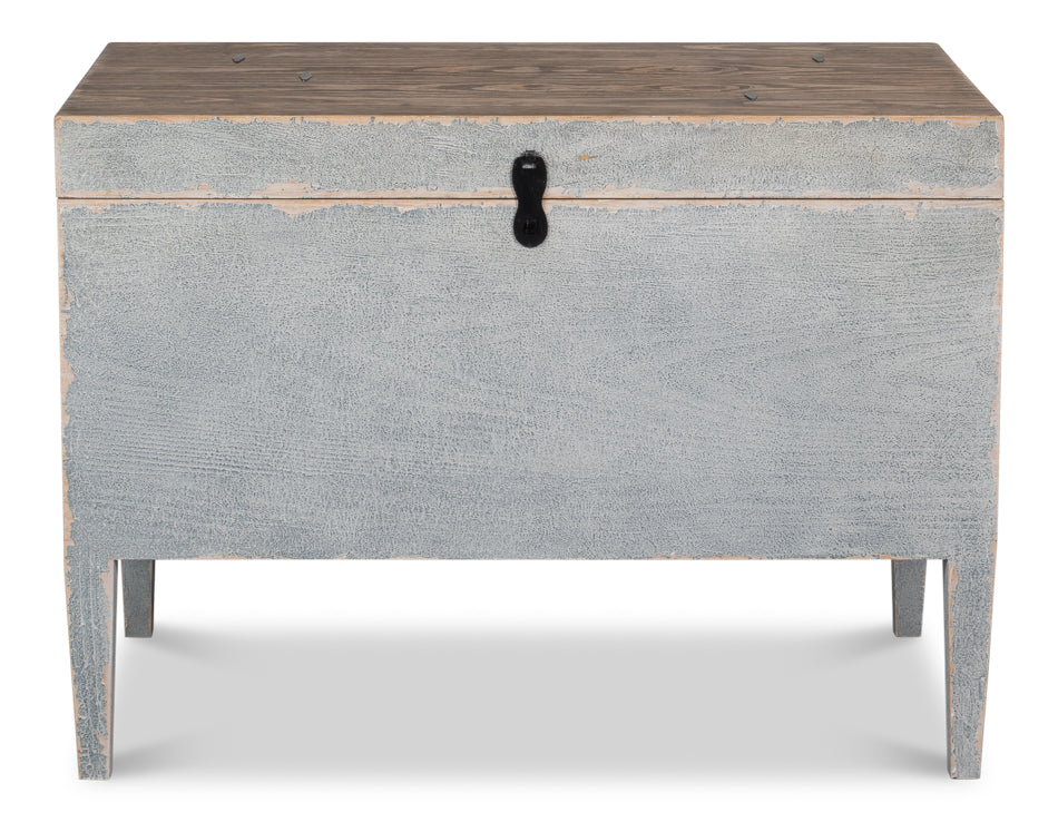 Trunk Side Table W/Secret Storage by Sarreid Ltd - view 2