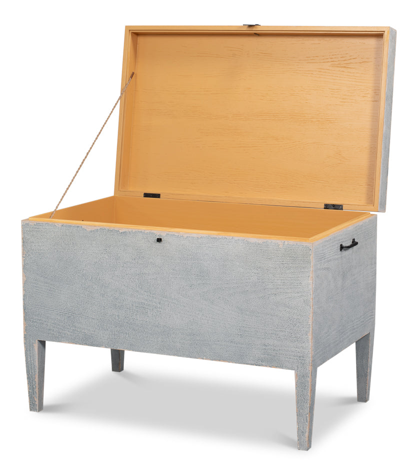 Trunk Side Table W/Secret Storage by Sarreid Ltd - view 4