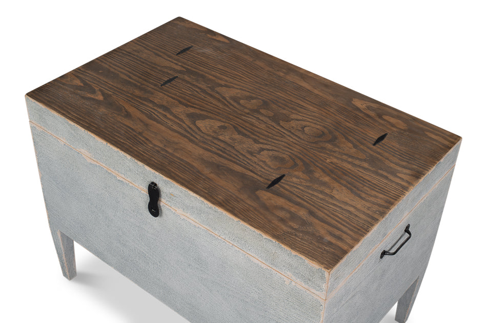 Trunk Side Table W/Secret Storage by Sarreid Ltd - view 5