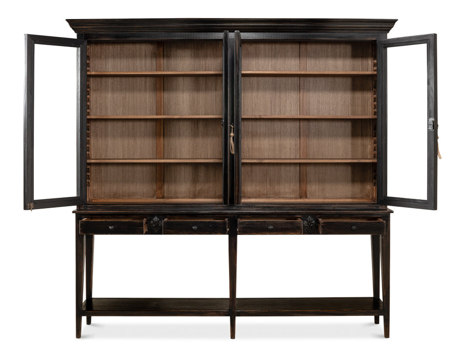 Beacon Hill Display Case, Ebony by Sarreid Ltd - view 3