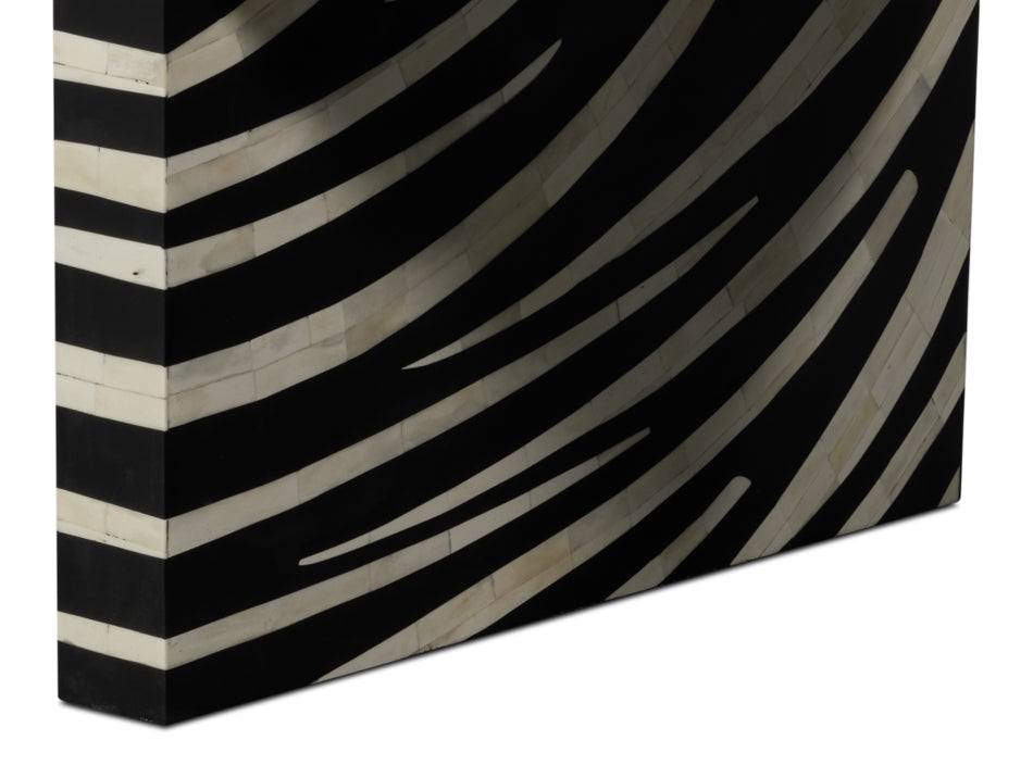 Meridian Bone Inlay Cocktail Table by Sarreid Ltd - view 11