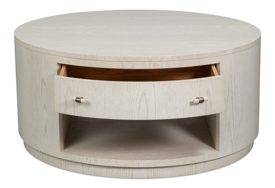 Vero Cocktail Table Working White by Sarreid Ltd - view 3