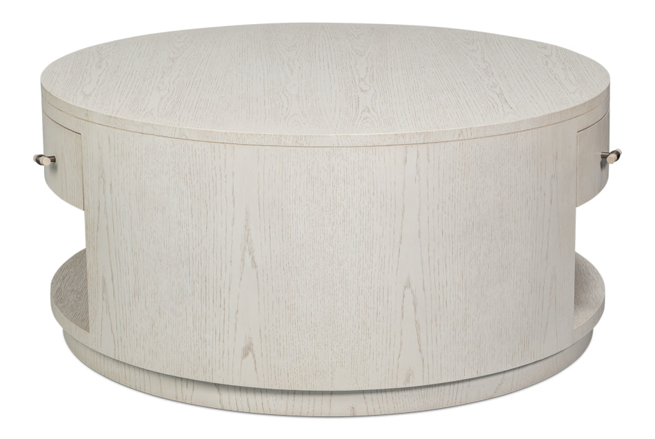 Vero Cocktail Table Working White by Sarreid Ltd - view 4