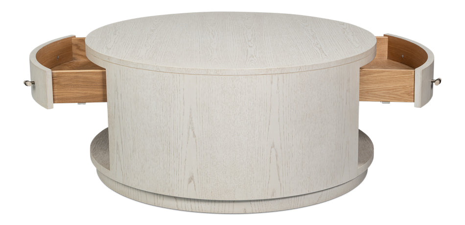 Vero Cocktail Table Working White by Sarreid Ltd - view 5