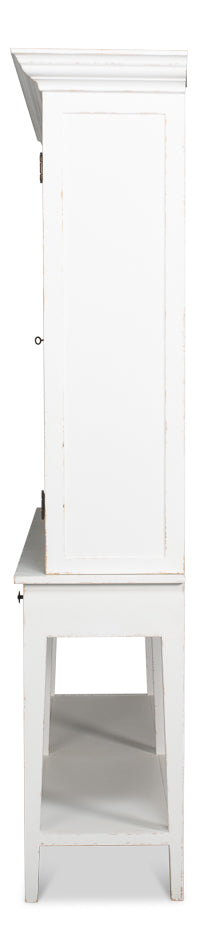 Beacon Hill Display Case, White by Sarreid Ltd - view 9