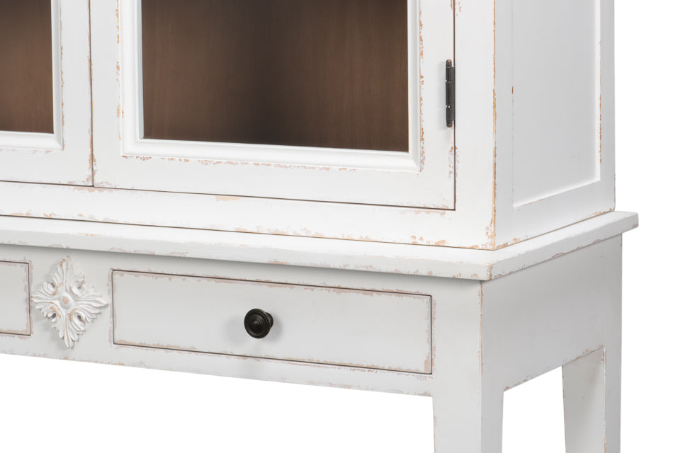 Beacon Hill Display Case, White by Sarreid Ltd - view 4