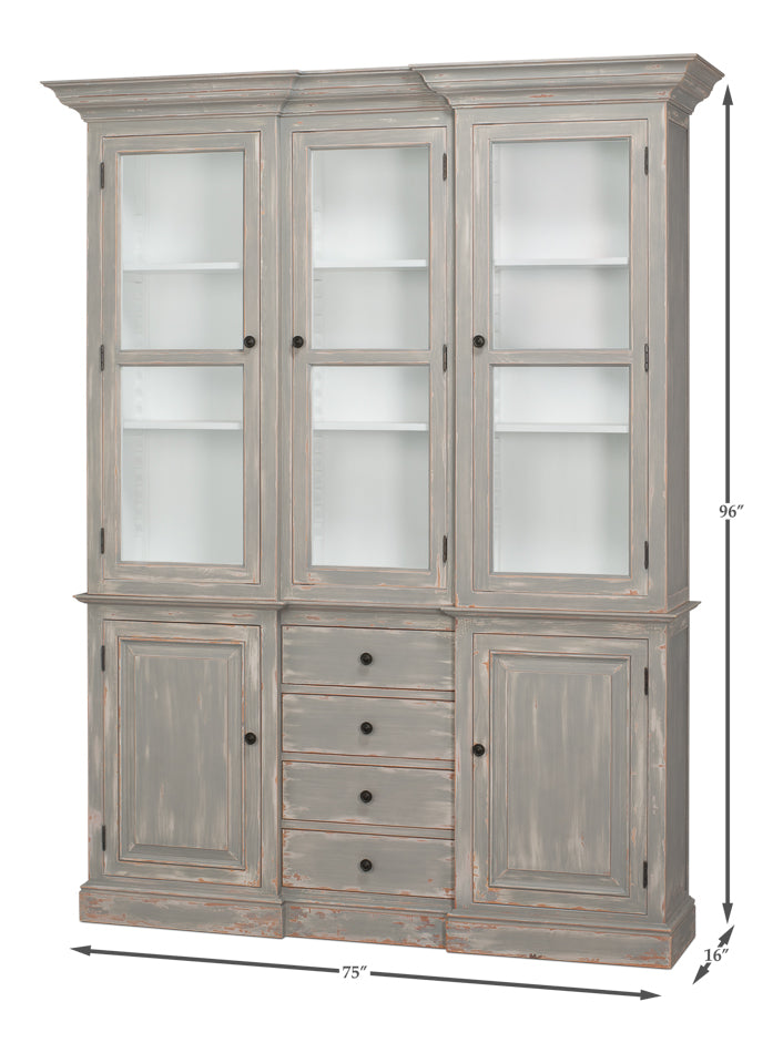 Bershire Library Bookcase by Sarreid Ltd - view 7