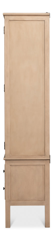 Cecile Bookcase, Beige by Sarreid Ltd - view 9