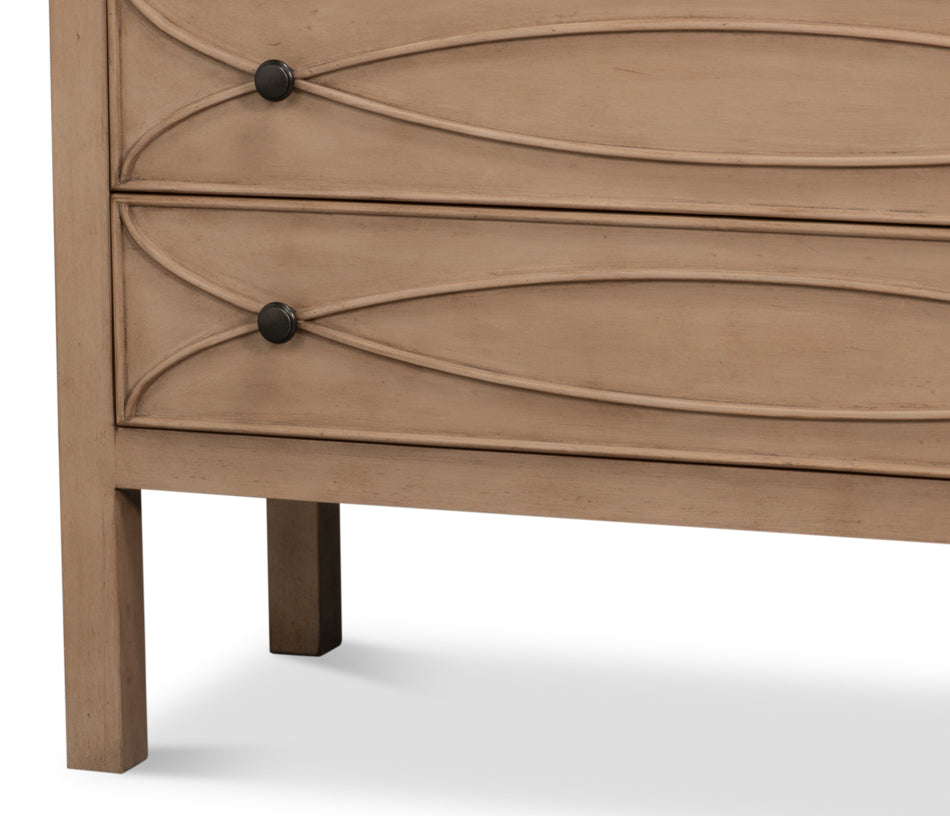 Cecile Bookcase, Beige by Sarreid Ltd - view 11