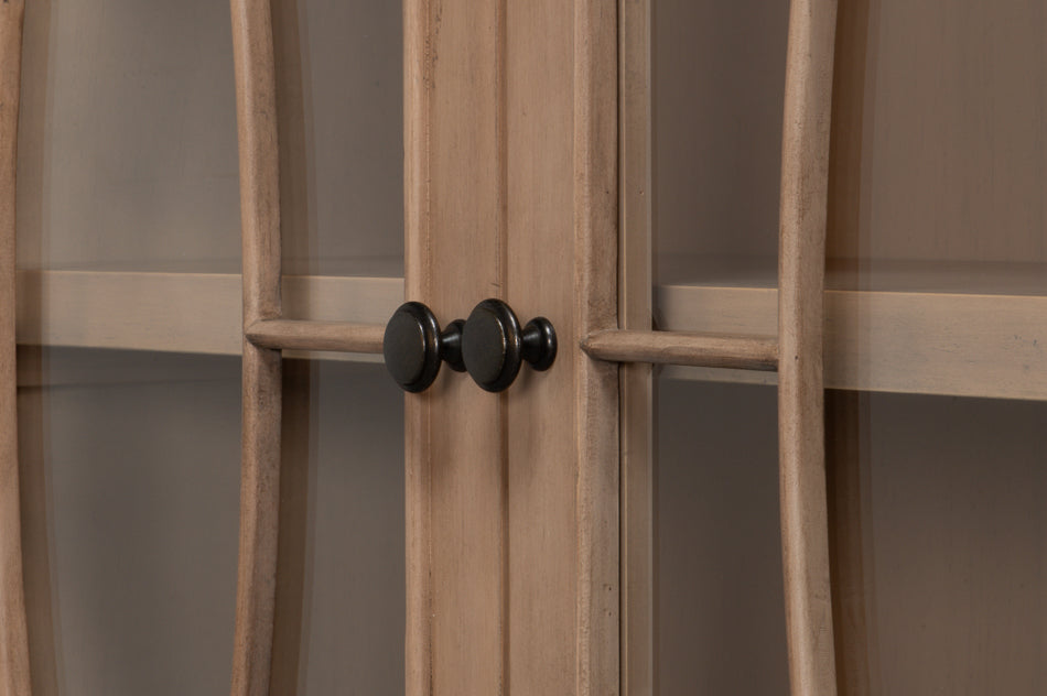 Cecile Bookcase, Beige by Sarreid Ltd - view 6