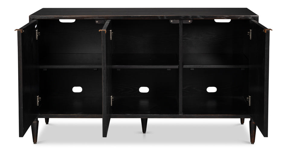 Portfolio 3 Door Credenza by Sarreid Ltd - view 3