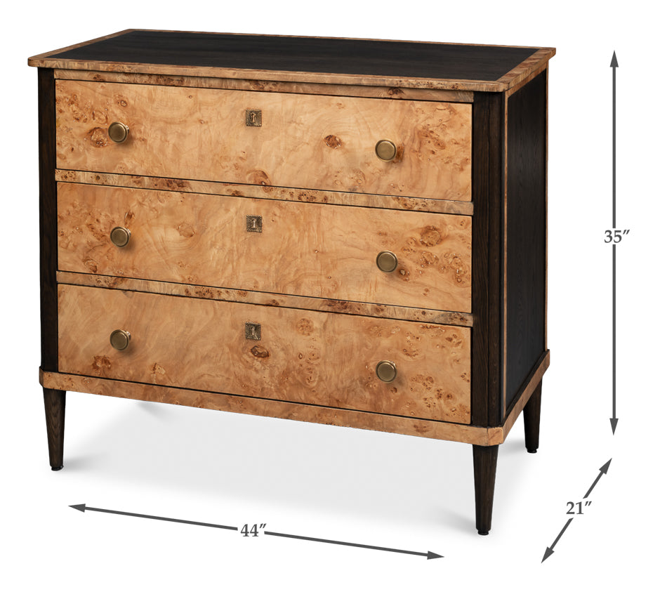 Burl Chest by Sarreid Ltd - view 3