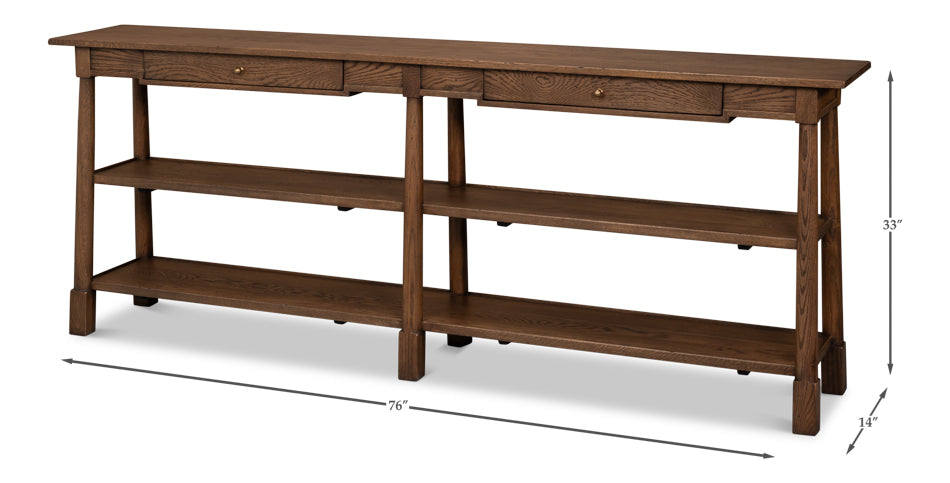 Bracken Large Console by Sarreid Ltd - view 7