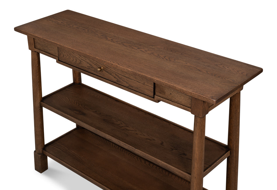 Bracken Small Console by Sarreid Ltd - view 4