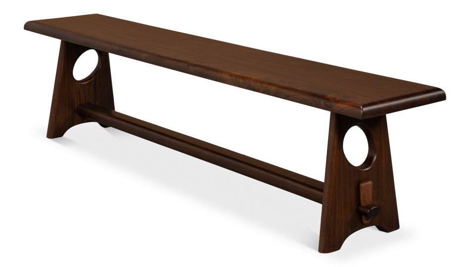 Millwright Bench by Sarreid Ltd - view 3