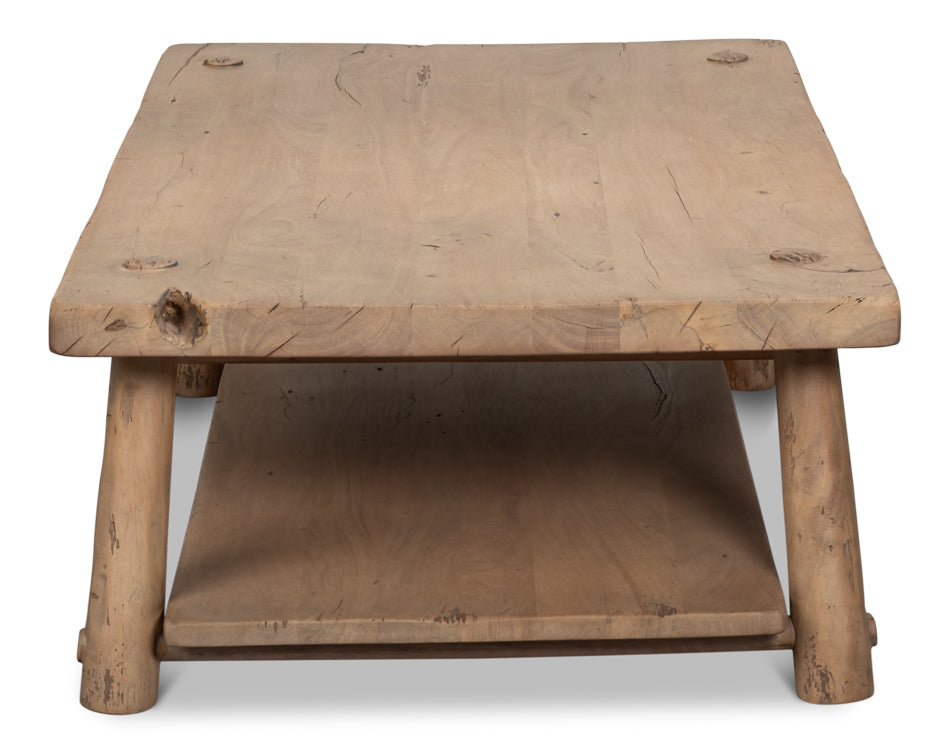 Joiners Cocktail Table by Sarreid Ltd - view 8