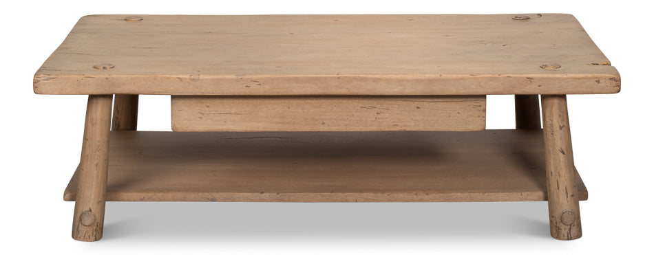 Joiners Cocktail Table by Sarreid Ltd - view 2
