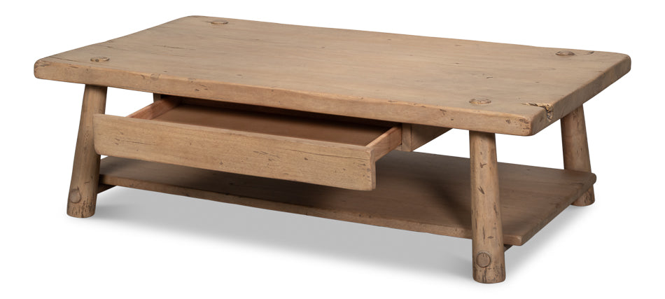 Joiners Cocktail Table by Sarreid Ltd - view 3