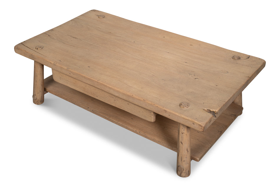 Joiners Cocktail Table by Sarreid Ltd - view 4