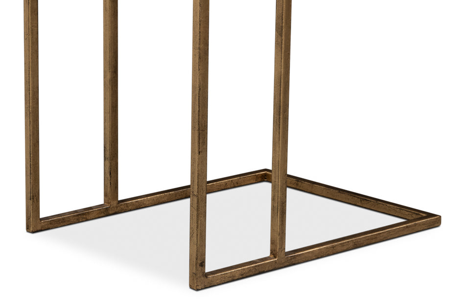 Patsy Side Table - Black Marble by Sarreid Ltd - view 9