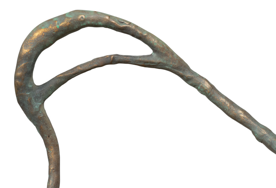 Verdigris Metal Bench by Sarreid Ltd - view 9