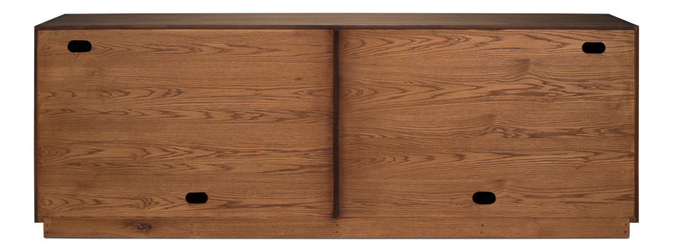 Prism 4 Door Credenza by Sarreid Ltd - view 7