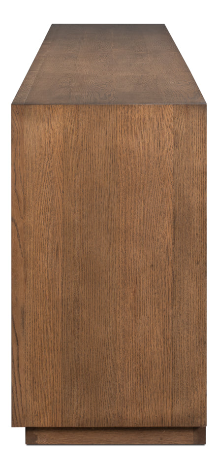 Prism 4 Door Credenza by Sarreid Ltd - view 8
