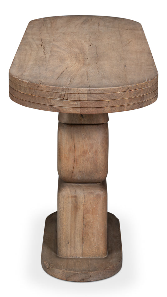Dolmen Stacked Console by Sarreid Ltd - view 8