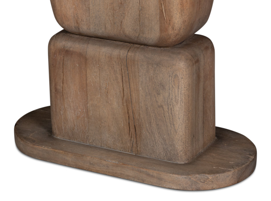 Dolmen Stacked Console by Sarreid Ltd - view 10