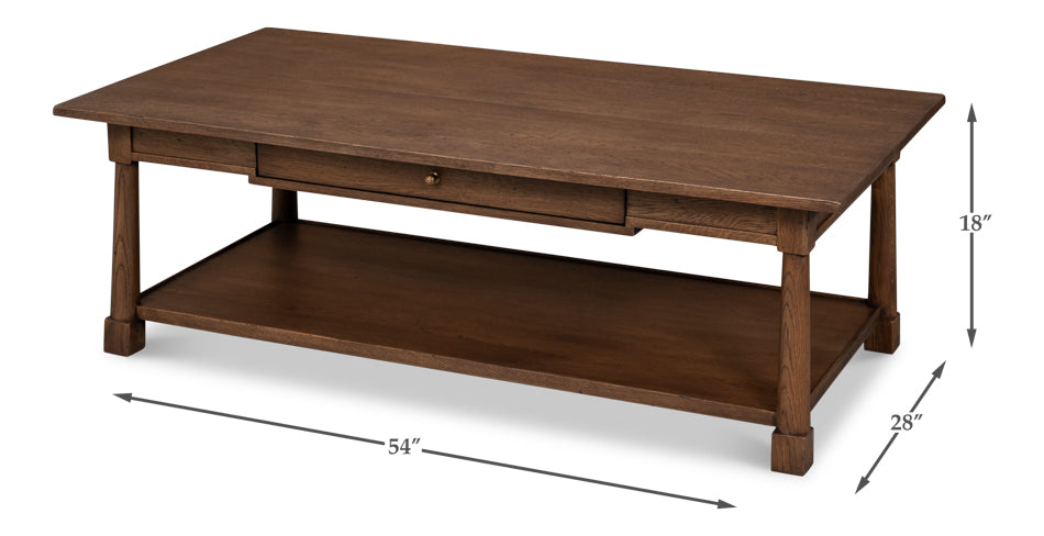 Bracken Cocktail Table by Sarreid Ltd - view 7