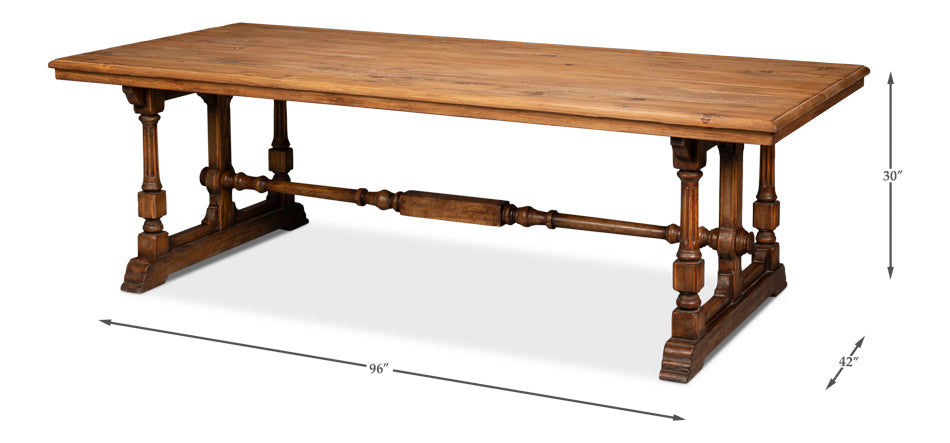 Refectory Table by Sarreid Ltd - view 6
