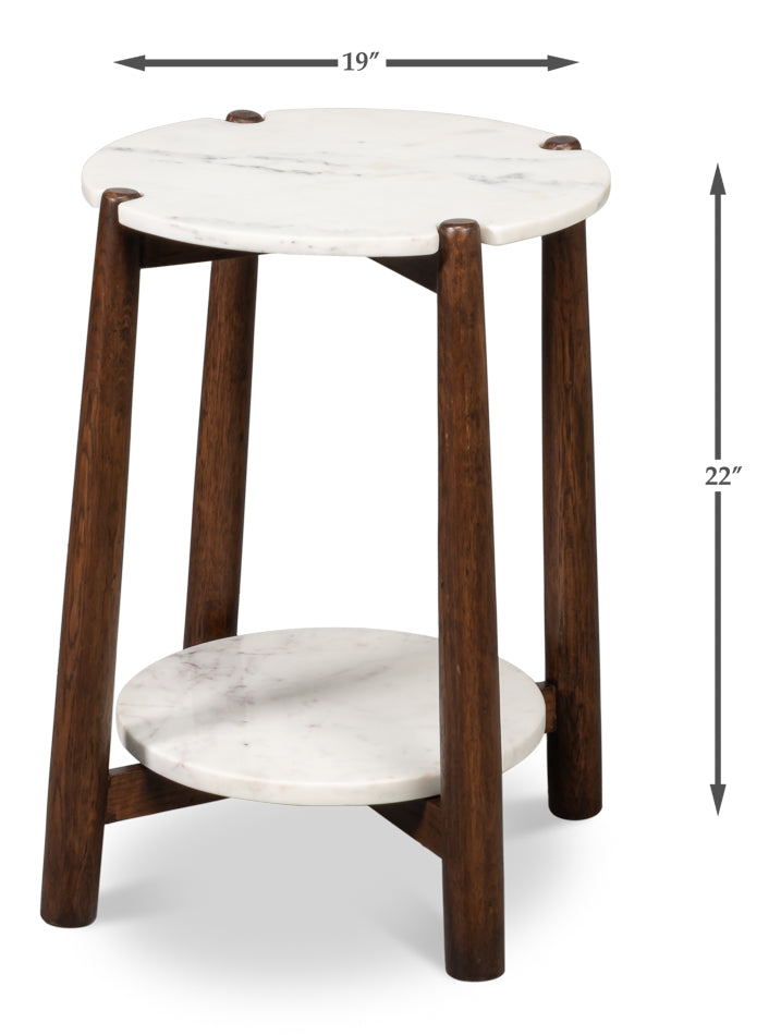 Larsen Side Table by Sarreid Ltd - view 7