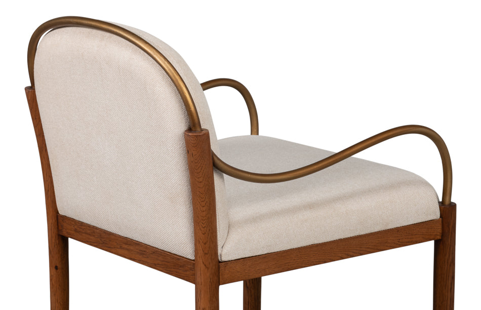 Auden Counter Stool, White by Sarreid Ltd - view 8