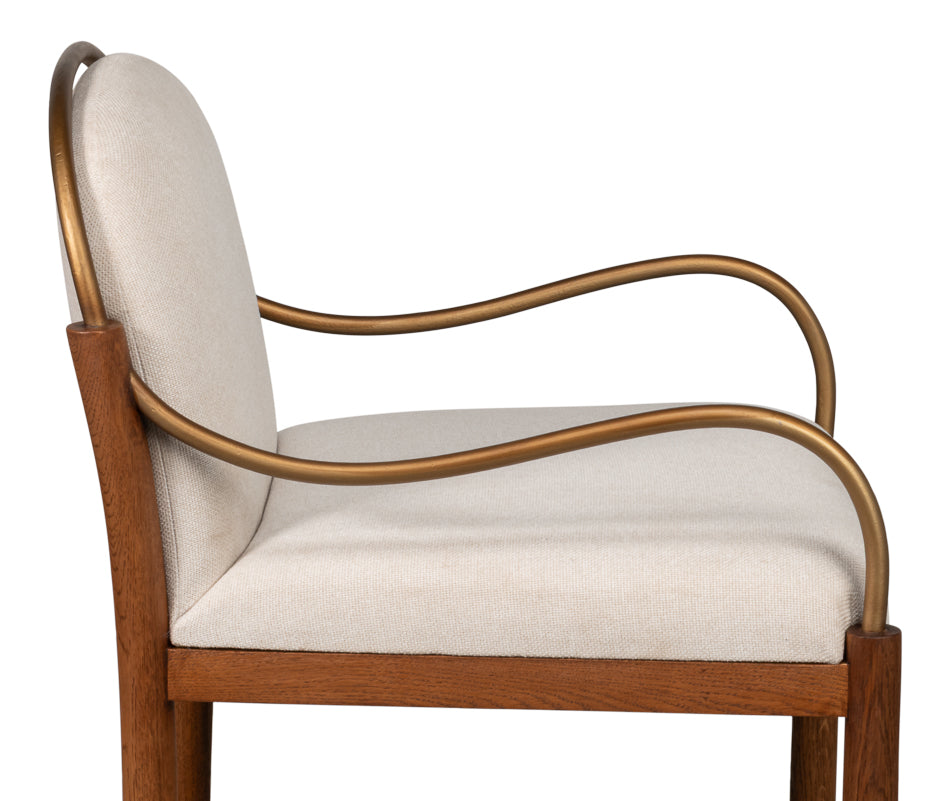 Auden Counter Stool, White by Sarreid Ltd - view 9