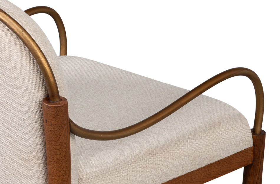 Auden Counter Stool, White by Sarreid Ltd - view 6
