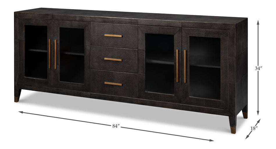 Abbey Cabinet by Sarreid Ltd - view 3
