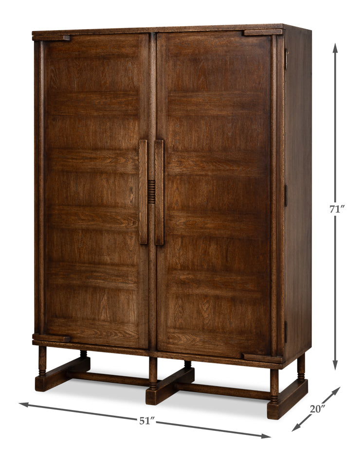 Cotswold Cabinet by Sarreid Ltd - view 7