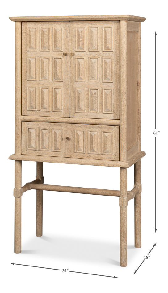 Langley Cabinet by Sarreid Ltd - view 7
