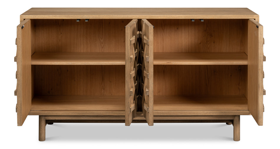 Interlace Sideboard by Sarreid Ltd - view 3
