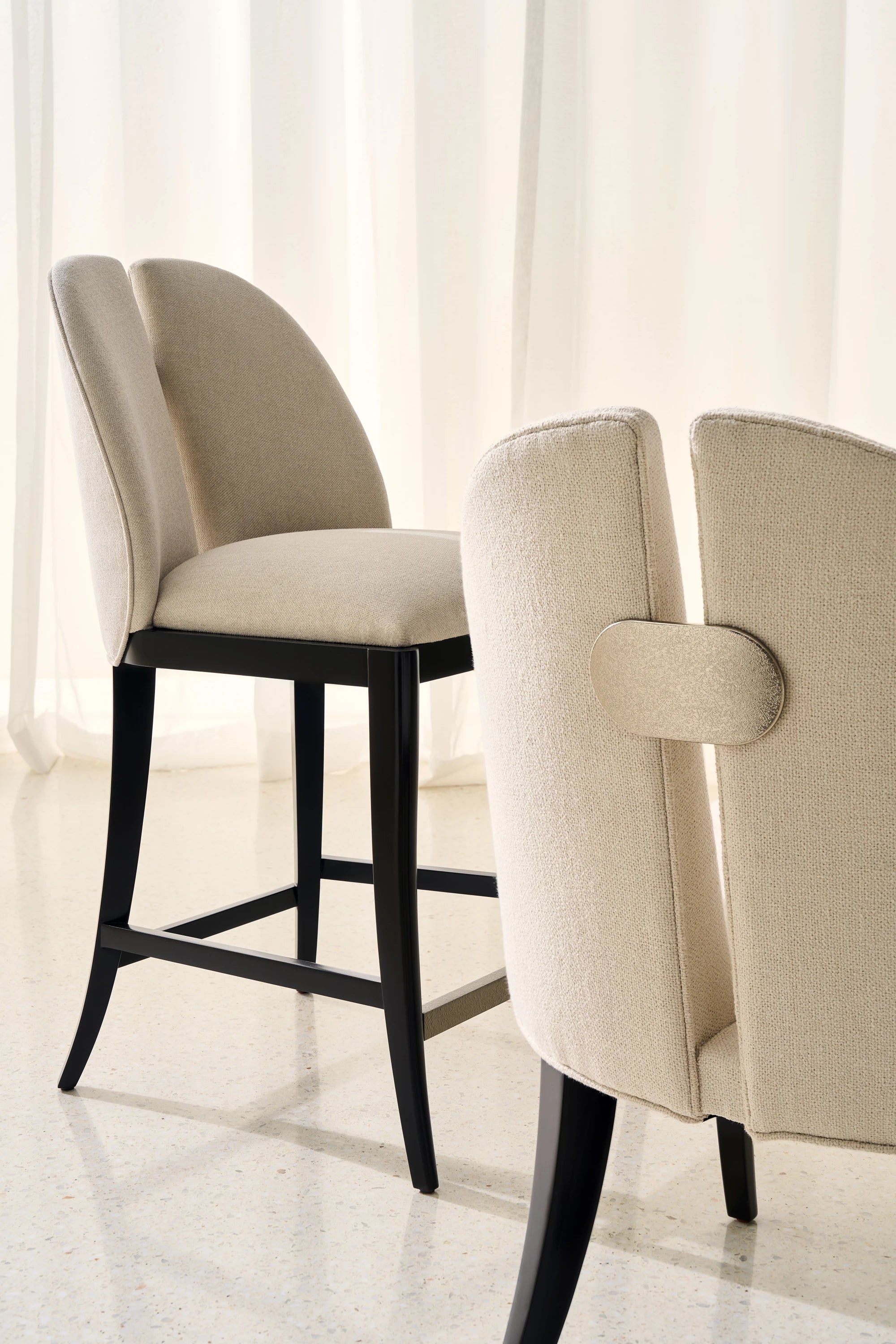Cameo Counterstool Dark Chocolate 19" by Caracole - view 2