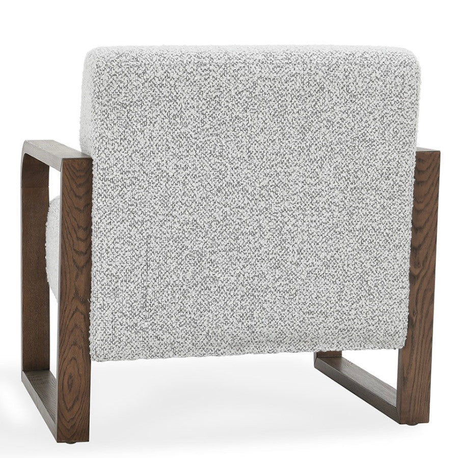 Lexington Boucle Accent Chair in Mercury Gray