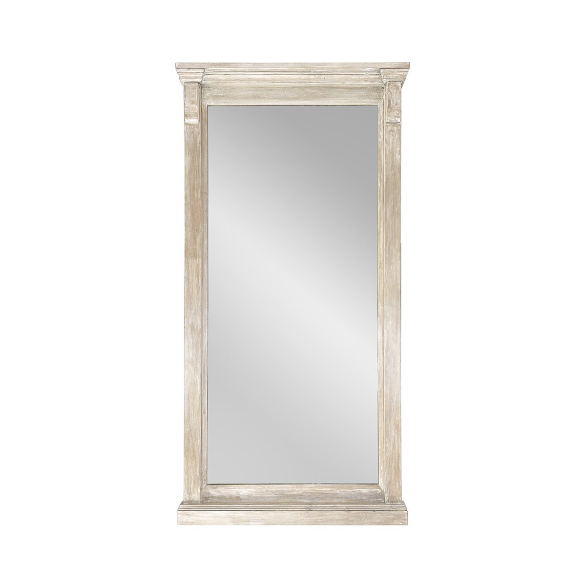 Adelaide Floor Mirror - Cream Wash - Natural Cream Wash