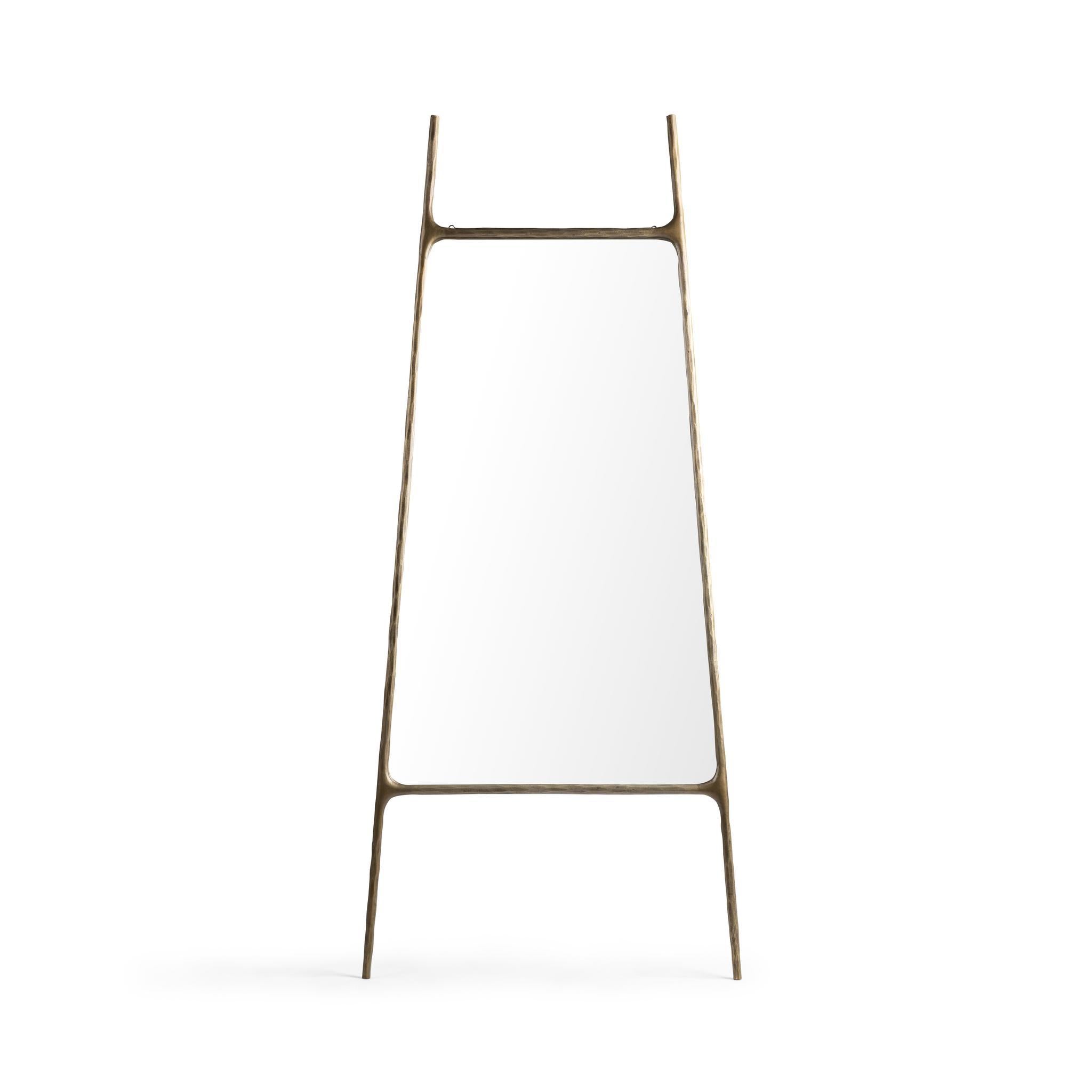 Cove Mirror - Molten Brass