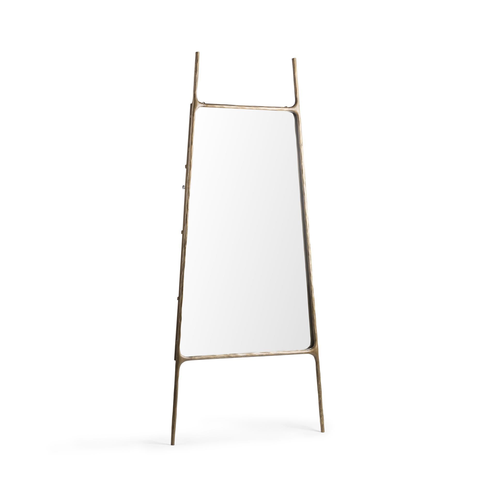 Cove Mirror - Molten Brass
