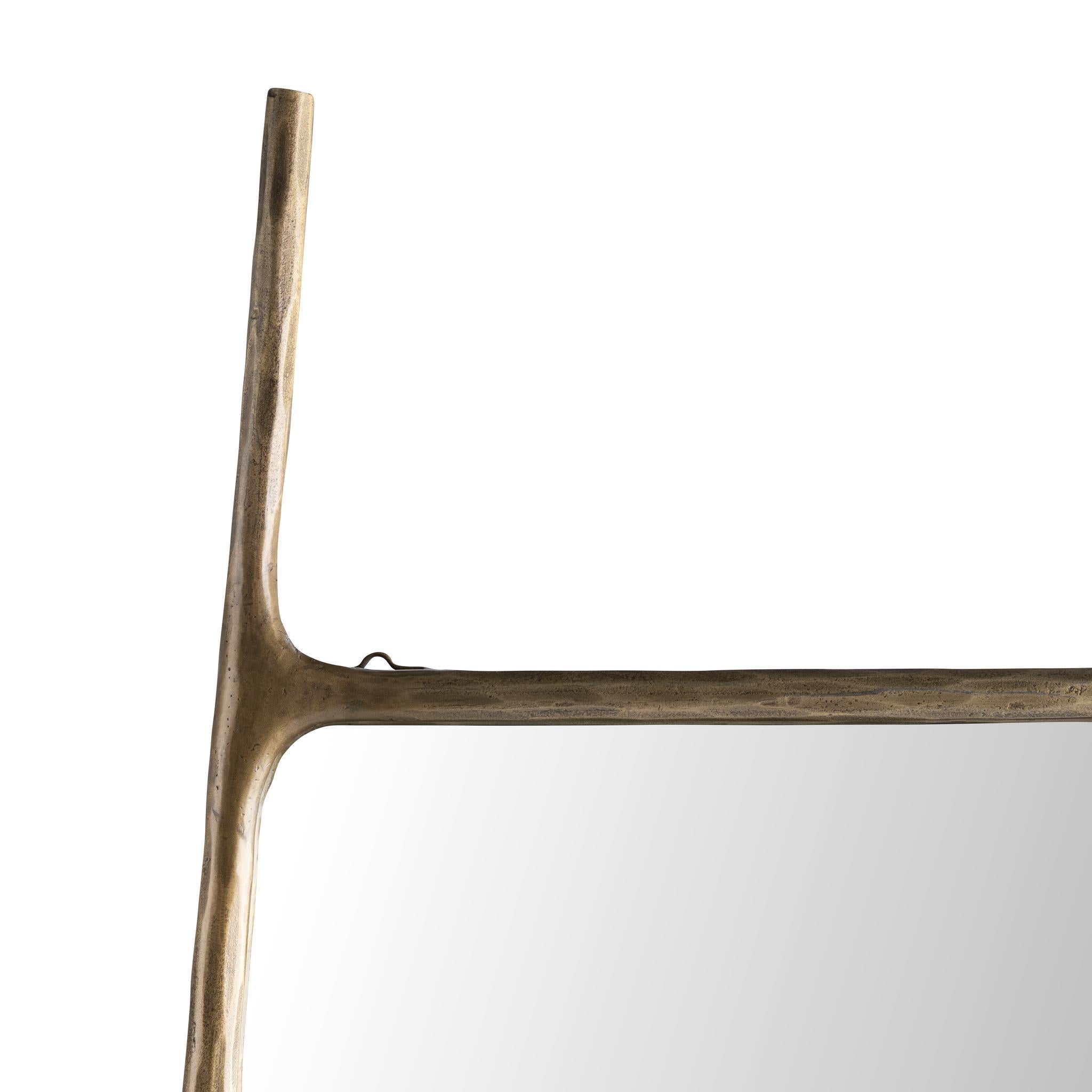 Cove Mirror - Molten Brass