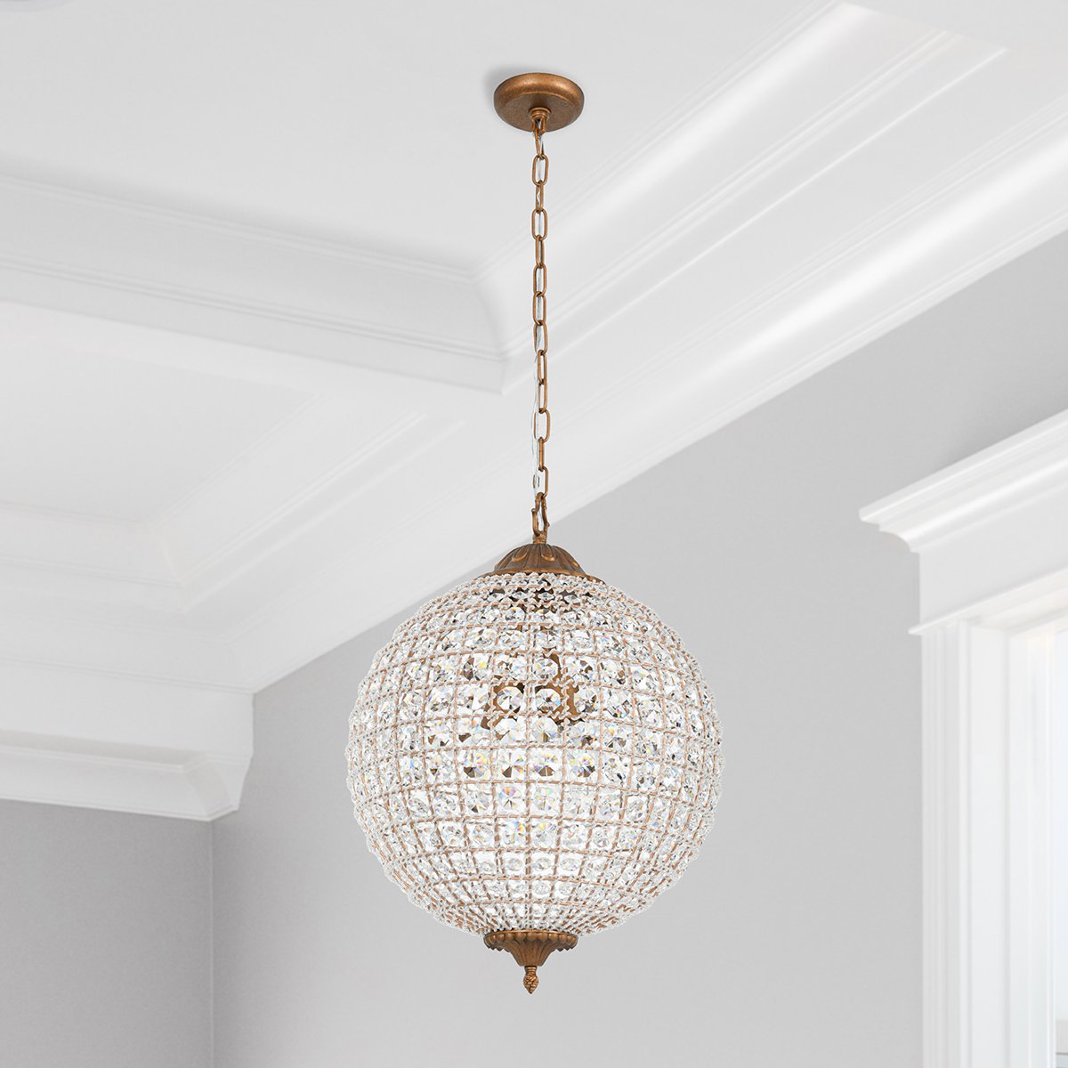 Cimberleigh Pendant - Antique Gold - Large